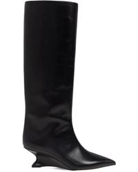 Paris Texas - 65Mm Pointed-Toe Sculpted-Heel Boots - Lyst