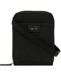 agnès b. - Logo-Patch Messenger Bag - Lyst