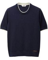 Versace - T-Shirt En Maille - Lyst