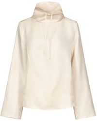 Loulou de Saison - Cyna Drawstring-Neck Top - Lyst