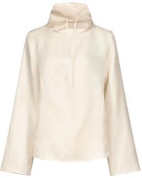 Loulou de Saison - Cyna Drawstring-Neck Top - Lyst