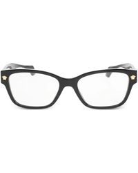 Versace - Medusa-Plaque Square-Frame Glasses - Lyst