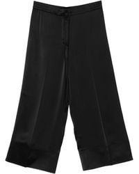 TOTEME - Satin Drawstring Trousers - Lyst