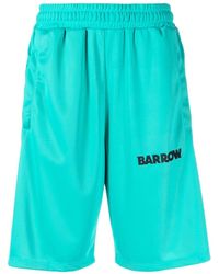 Barrow - Logo-print Knee-length Shorts - Lyst