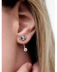 SOLO for Diamonds - X Gunia Project Bird-Motif Diamond Earrings - Lyst