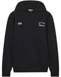 Gcds - Logo-Print Drawstring Hoodie - Lyst