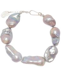 Gohar World - Sterling Host Pearl Bracelet - Lyst