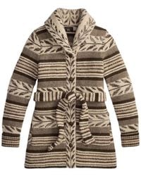 RRL - Cárdigan Con Motivo Y Cinturón - Lyst