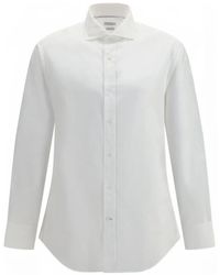 Brunello Cucinelli - Button-Up Cotton Shirt - Lyst