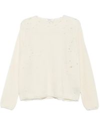 Second/Layer - Friends Distressed Waffle-Knit Sweater - Lyst