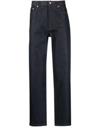 A.P.C. - Martin Mid-Rise Straight-Leg Jeans - Lyst