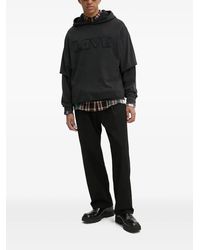 Desigual - Sudadera con capucha y parche de letra - Lyst