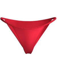 Scandale - Dédicace Embroidered Satin Briefs - Lyst