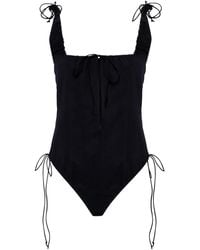 Elena Velez - Body con cuello redondo - Lyst