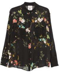 Semicouture - Camicia A Fiori - Lyst