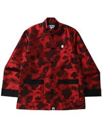 A Bathing Ape - Color Camo Chinese Padded Jacket - Lyst