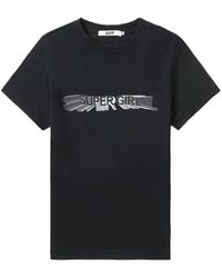 SJYP - Text-print Cotton T-shirt - Lyst