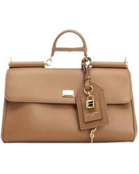 Dolce & Gabbana - Sac À Main My Sicily Format Moyen En Cuir - Lyst