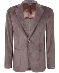 Barba Napoli - コーデュロイ ダブルジャケット - Lyst
