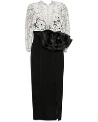 SILK LOVE & LACE - Lace-Bow Dress - Lyst