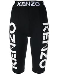 KENZO - Pantalones cortos tipo leggins con logo estampado - Lyst