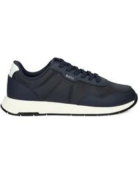 BOSS - Low-Top Trainers With Textured Uppers - Lyst