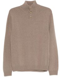 Daniele Fiesoli - Pull Boutonné À Col Roulé - Lyst