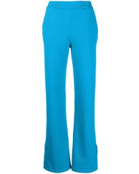 Off-White c/o Virgil Abloh - Logo Wide-Leg Cotton Sweatpants - Lyst
