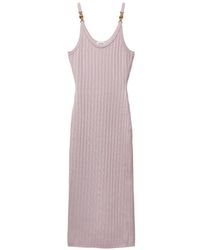 Versace - Medusa '95 Ribbed-Knit Midi Dress - Lyst