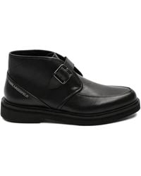 KARL LAGERFELD - Leather Boots - Lyst