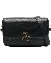 Zadig & Voltaire - Zv Initiale Mini Leather Shoulder Bag - Lyst