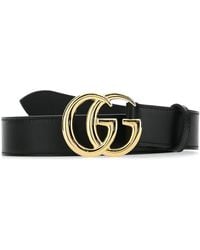 Gucci - Gg Marmont Leather Belt - Lyst