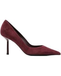 Le Silla - Pointed-Toe Mid-Height Heel Pumps - Lyst