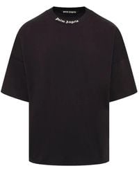 Palm Angels - Logo Cotton T-Shirt - Lyst