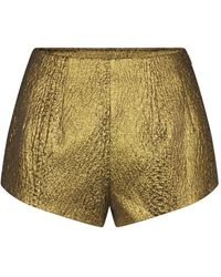 Simon Miller - Fleur Metallic Shorts - Lyst