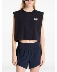 Ciele Athletics - Logo-Print Cropped Tank Top - Lyst