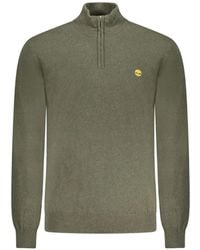 Timberland - Quarter-Zip Wool Sweater - Lyst