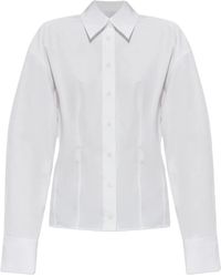 The Attico - Cotton Fitted Shirt - Lyst