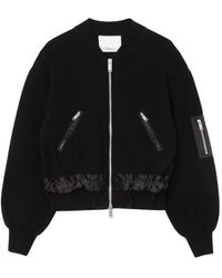3.1 Phillip Lim - Zip-Fastening Balloon-Sleeve Jacket - Lyst