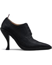 Thom Browne - Pebble Grain Longwing Brogues Heel 105Mm - Lyst