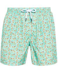 Barba Napoli - Short De Bain À Fleurs - Lyst