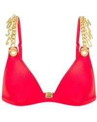 Moschino - チェーントリム ビキニトップ - Lyst