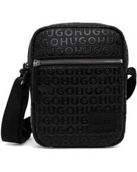 HUGO - Borsa Messenger Con Logo - Lyst
