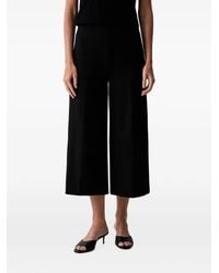 Twinset - Cropped Wide-Leg Trousers - Lyst