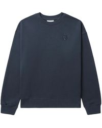 Maison Kitsuné - Felpa Con Applicazione Bold Fox Head - Lyst
