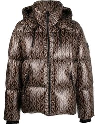 Mackage - Kent Monogram-Print Padded Coat - Lyst