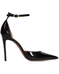 Castagna - Caryn Patent-Leather Ankle-Strap Pumps - Lyst