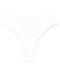FARM Rio - Floral-Embroidered Bikini Bottom - Lyst