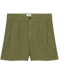 Closed - Cotton And Linen Shorts - Lyst