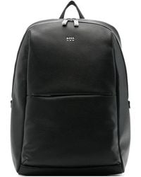 BOSS - Rucksack Aus Gekörntem Leder - Lyst